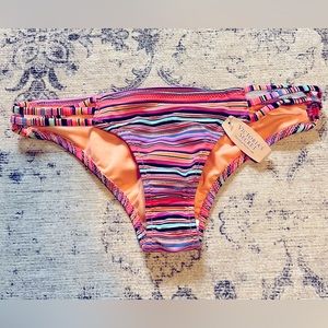 NWT Victoria’s Secret Strappy Cheeky Bikini Bottoms